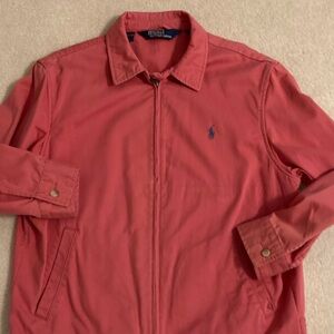 Men's Large Coral Jacket by Ralph Lauren.  Full zipper in the front with pockets